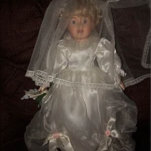 Medium Porcelain Doll (Bride)